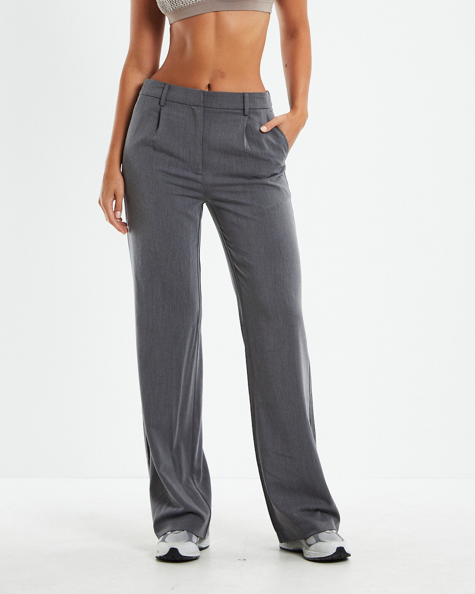 Low Waist Flared Pants - Black - Ladies | H&M US